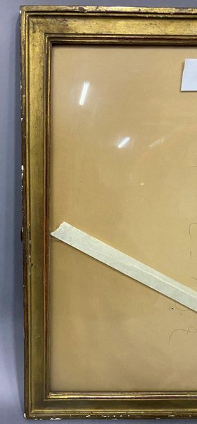 null Baguette en bois mouluré et doré

Epoque Louis XVI

42 x 48 x 3,5 cm 