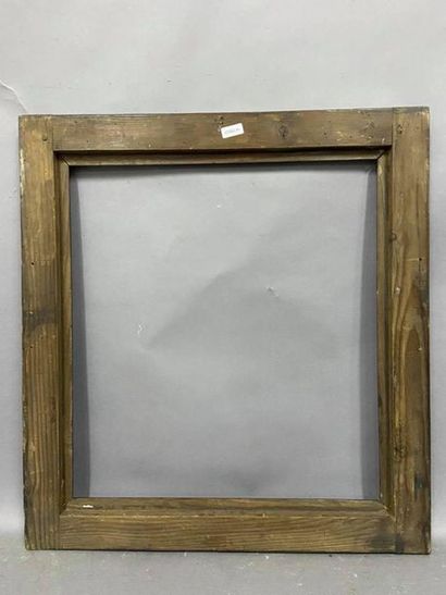 null Blackened and patinated wooden frame 

France, early 19th century

57 x 52 x...