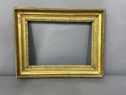 null Carved and gilded oak frame called "pastel".

France, 18th century

34 x 23...