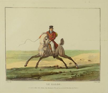 null Quatre encadrés sur le thème des chevaux dont : 

- Le Galop

- Le Saut

- A...