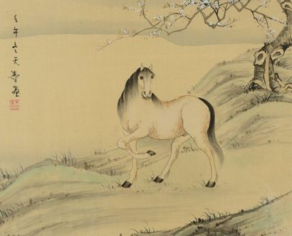 null 9 encadrés Japon : Chevaux