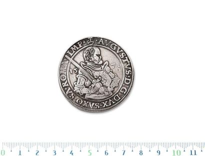 null SAXE
Auguste (1553-1586): Thaler. 1571.
Christian II, John George and Augustus...