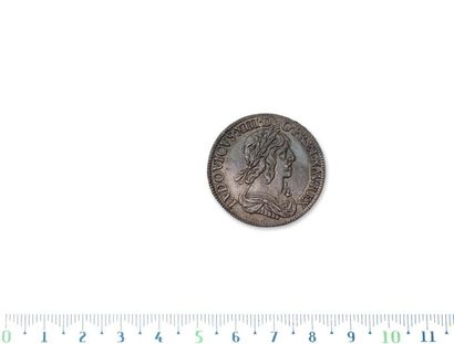 null Quarter shield of 15 sols, 2nd punch. 1642. Paris.
D. 1351. Splendid.