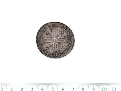 null Half ecu to the eight L's, first type. 1690. Lyon. Ref.
D. 1515a. APC to su...