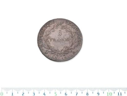 null PREMIER EMPIRE (1804-1814)
5 francs, tête nue. An 13. Paris.
G. 580. TTB à ...