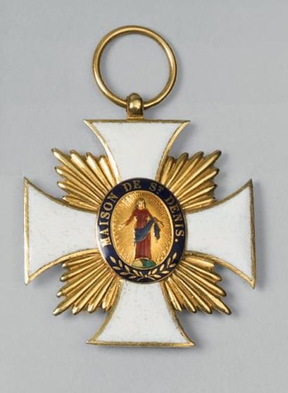 null Insigne de surintendante des Dames de la Légion d'Honneur, du 3e type, en or,...