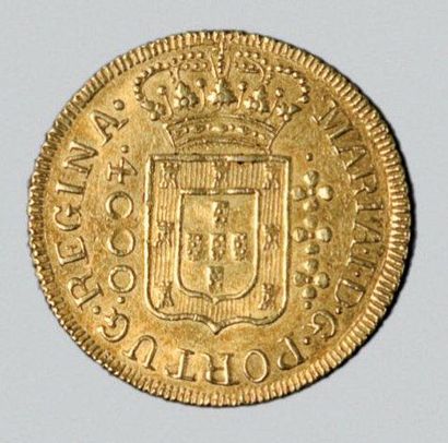 BRESIL. MARIA I (1786-1805). 4000 Reis. 1804. (Fr. 92). Or. Très Beau à Superbe.