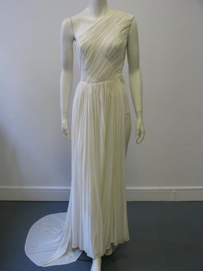 Madame GRES (1899-1993) Robe Haute- Couture drapée style " Antigone", vers 1950....
