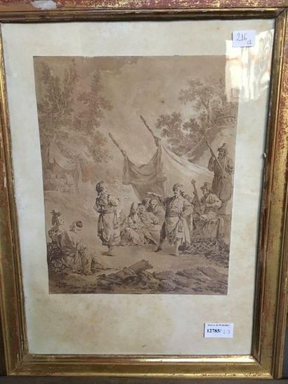 null Gravure sépia Turquerie

30x23,5

On y joint Gravure anglaise The rignt and...