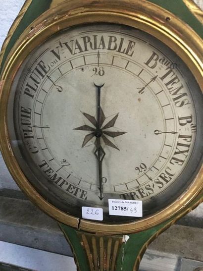 null Barometer

Around 1800

Accident

H: 49 cm 
Sold as is
LOT IN STORAGE: CONDITION...