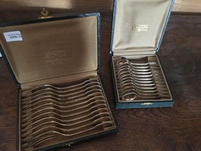 null Silver plated metal cutlery

Christofle box