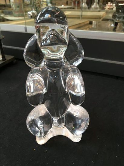 null Poodle on glass paste
Sold as is