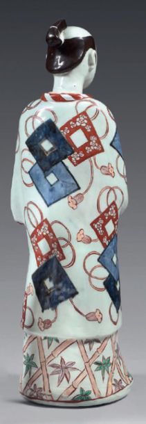 null Statuette en porcelaine du Japon (Arita). Fin du XVIIe siècle. Représentant...