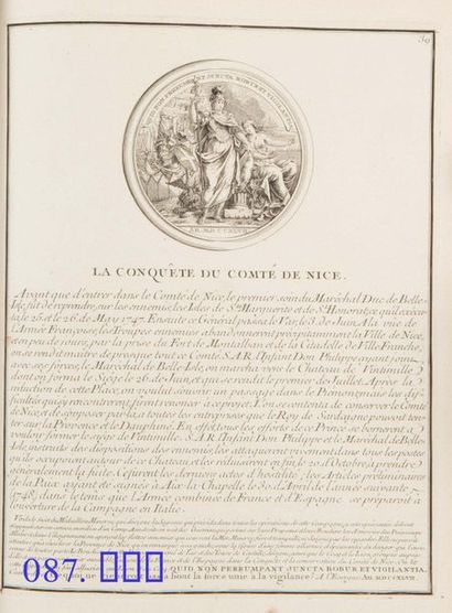 [MILITARIA]. GOSMOND (Augustin). 
Histoire des campagnes du Roy. A Paris, Chez l'Auteur...