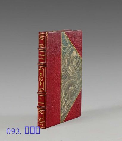 BARBEY D'AUREVILLY (Jules). Du Dandysme et de G. Brummell. Paris, Librairie de Poulet-
Malassis,...