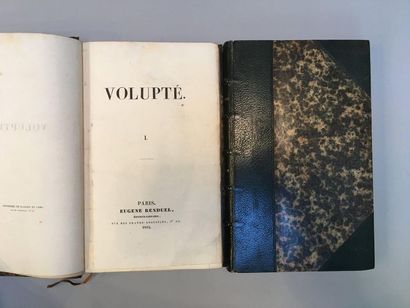 [SAINTE-BEUVE (Charles Augustin)]. Volupté. Paris, Eugène Renduel, Éditeur-Libraire,...