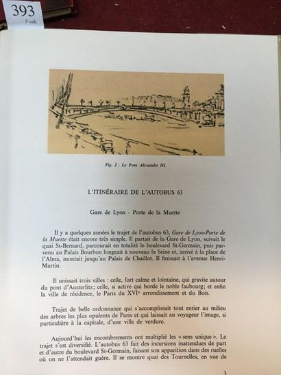 CHAN (Georges). • Sur la montagne Sainte Geneviève, • Venise, • Tolède, • L'Itinéraire...