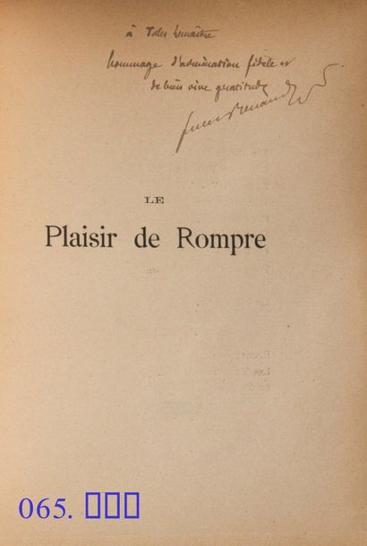 DU BELLAY (Joachim). Les Oevvres francoises [...]. À Lyon, Par Antoine de Harsy,...