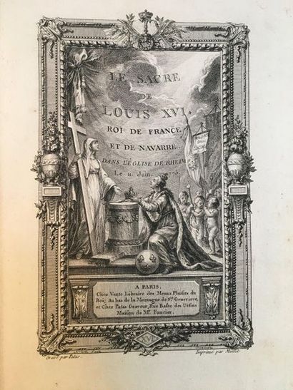 [LOUIS XVI - SACRE / PATAS (Charles Emmanuel), GOBET (N.) & PICHON (T.-J.)]. Coronation...