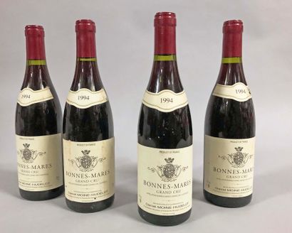 null 4 bouteilles BONNES-MARES, 
Moine-Hudelot 
1994
 (elt, 1 ea, 1 et)