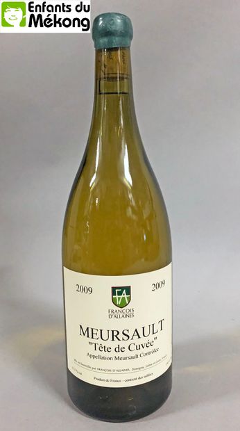 null 1 magnum François d'Allaines, Meursault, "Tête de Cuvée" 2009 (caps cire légèrement...
