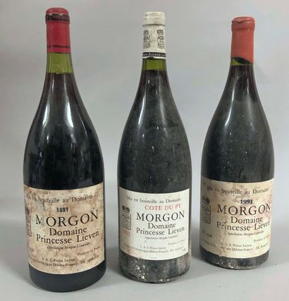 null 3 magnums MORGON 
Domaine Princesse Lieven 
 (et, ela, 2 de 1991, 1 de 1993)...