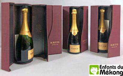 null 4 bouteilles Krug "Grande Cuvée", Champagne en Coffret