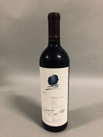 null 1 bouteille OPUS ONE 
2005
