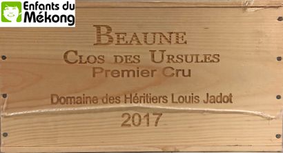 null 6 bouteilles Domaine Louis Jadot, Beaune, "Clos des Ursules 1er cru" 2017 cb...