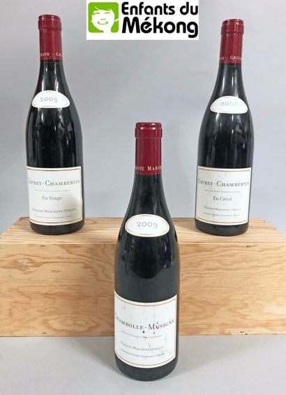 null 3 bouteilles Bourgogne Divers (Domaine Marchand-Grillot 1 Chambolle Musuigny...