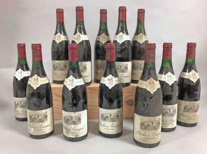 null 12 bouteilles SAINT NICOLAS DE BOURGUEIL 
JJ Le Fondis 
1986
 (els, elt)