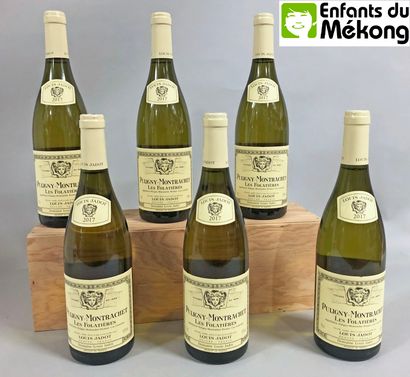 null 6 bouteilles Domaine Louis Jadot, Puligny-Montrachet, "Les Folatières 1er cru"...