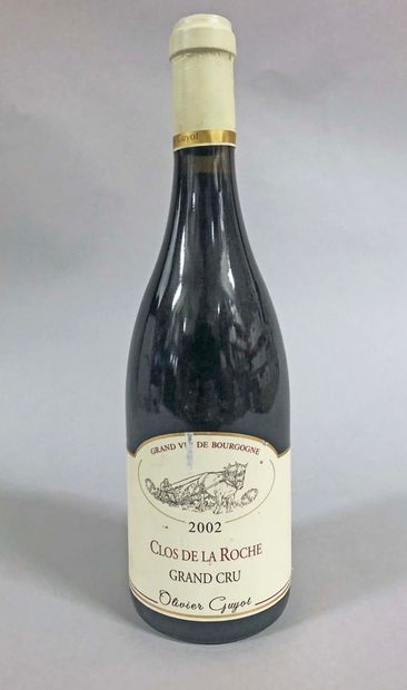 null 1 bouteille CLOS 
DE LA ROCHE, 
O. Guyot 
2002
 (ela)