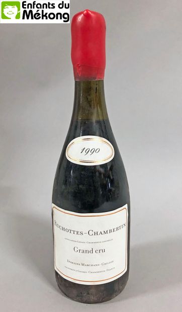 null 1 bouteille Domaine Marchand-Grillot, Ruchottes Chambertin, Grand cru 1990(caps...