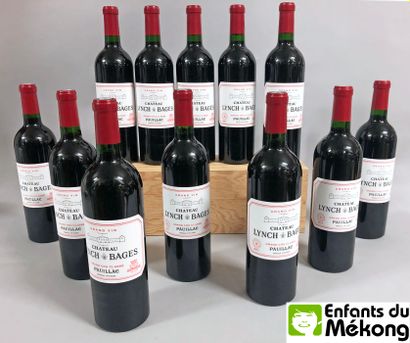 null 12 bouteilles Château Lynch Bages, 5° cru, Pauillac 2017 cb