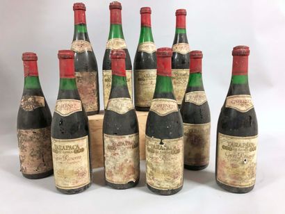 null 10 bouteilles TARACAPA 
"Gran Reserva", 
1983
 (es, ett, ea, 2 TLB, 2 LB, 2...