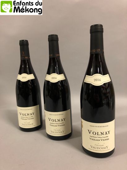 null 3 bouteilles Christophe Vaudoisey, Volnay, "Vielles Vignes" 2016
