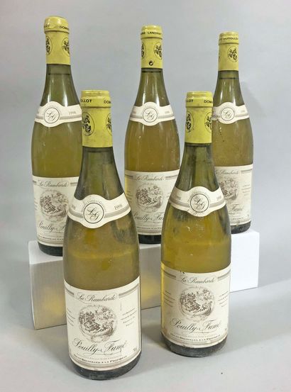 null 5 bouteilles POUILLY-FUMÉ 
Landray-Guyollot 
1998
 (es, elt)