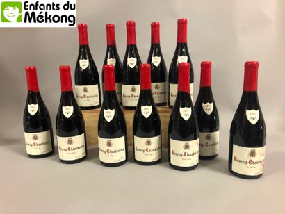 null 12 bouteilles Domaine Fourrier, Gevrey-Chambertin 2017 (2 et, 3 elt, 2 ela)