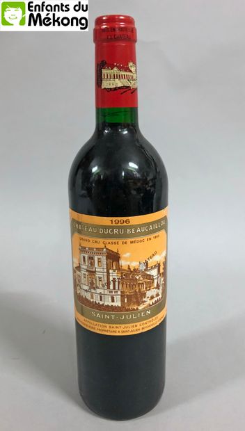 null 1 bouteille Château Ducru Beaucaillou, 2° cru, Saint Julien 1996 (ela, els,...