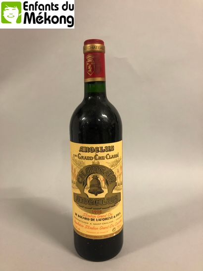 null 1 bouteille Château Angelus, 1° cru A, St-Émilion Gd cru 1998 (ela)