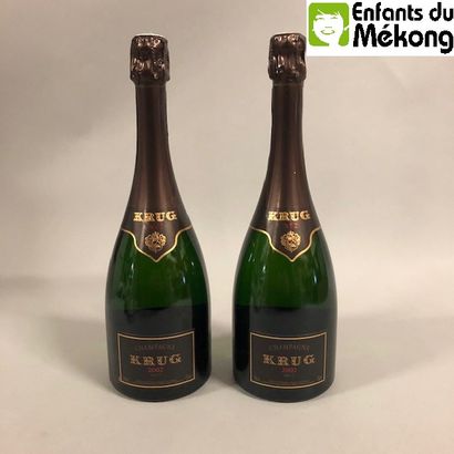 null 2 bouteilles Krug, Champagne 2002