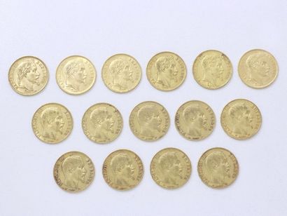 Gold lot 750 thousandths composed of: - 15...