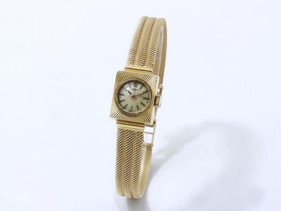Ladies' wristwatch in 750 thousandths gold,...