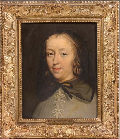 ÉCOLE FRANÇAISE DU XVIIe SIÈCLE, SUIVEUR DE PHILIPPE DE CHAMPAIGNE Portrait de la...