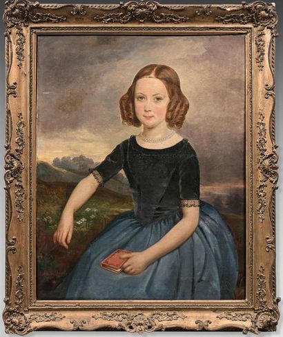 VAN DEN BOSSCHE LE JEUNE (actif dans la première moitié du XIXe siècle) 
Portrait...
