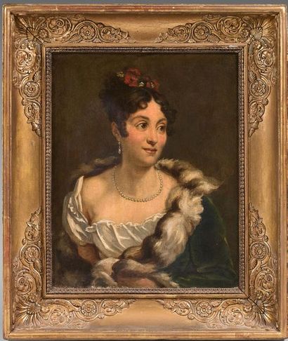 École ITALIENNE du XIXe siècle, suiveur d'Andrea APPIANI Portrait d'une dame de qualité
Sur...