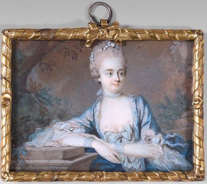Johann Eusebius ALPHEN (Vienne 1741-1772) 
Portrait de la comtesse van Lebel
Portrait...