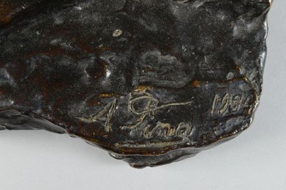 Alfredo PINA (1883 - 1966) Centauresse. Épreuve en bronze patiné, signée et datée,...