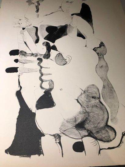 Paul REBEYROLLE (1926-2005) litographie en noir numéroté 34/60

77 x 56 cm 